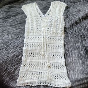 Darling Fashion Nova Cream Crochet Knit